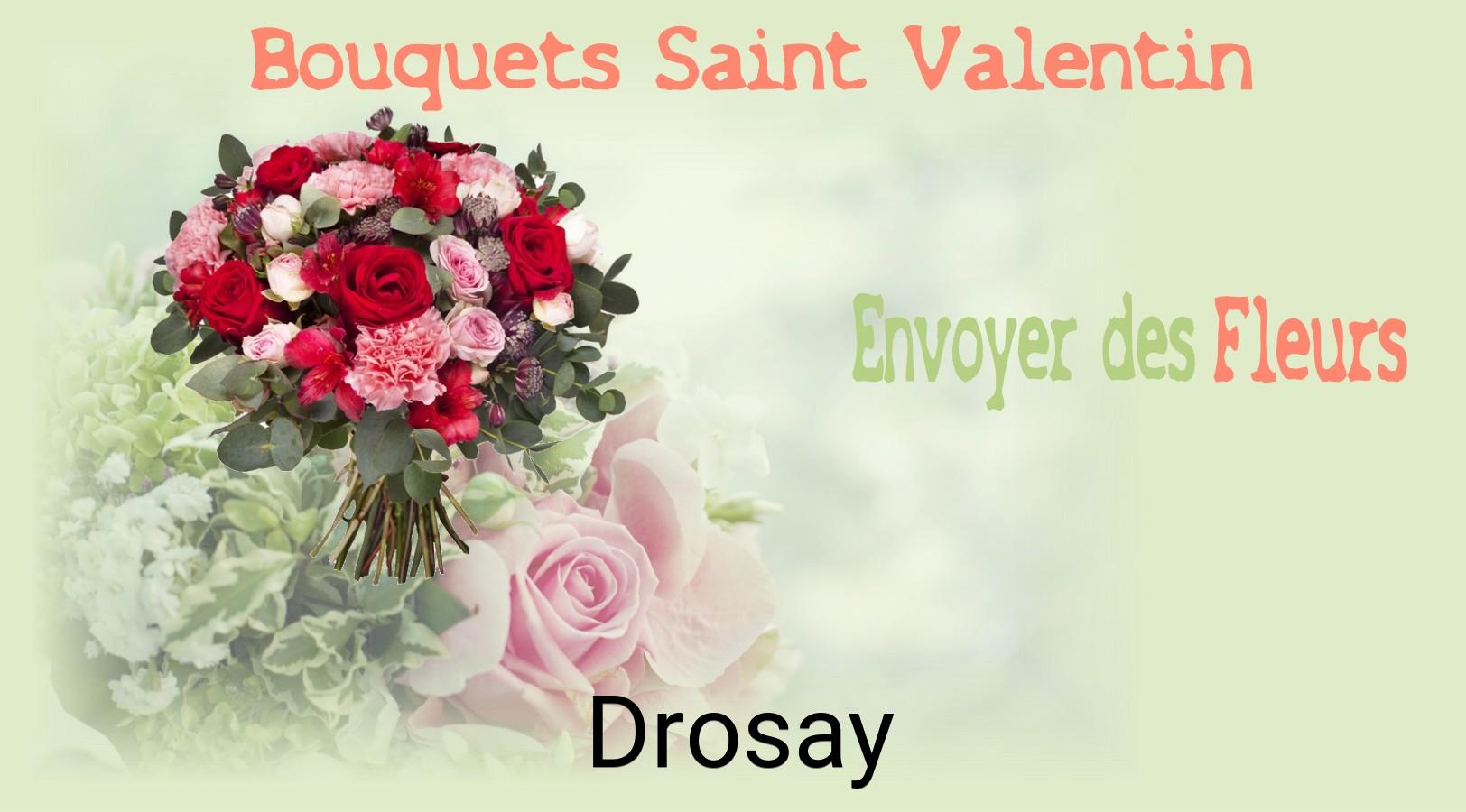 Roses de Saint-Valentin livrées à Drosay